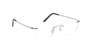 Image 2 of Versailles - RoseGold Rimless Eyeglasses from Zefr Available at Titan Eye+