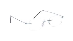 Image 2 of Annecy - Blue Rimless Eyeglasses from Zefr Available at Titan Eye+