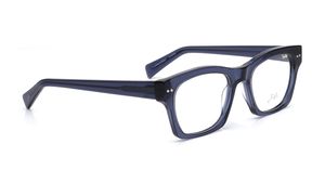 Image 2 of Blue Square Eyeglasses for Men and Women from Zefr Available at Titan Eye+