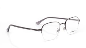 Image 2 of Silver Round Eyeglasses for Men from Montblanc Available at Titan Eye+