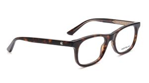 Image 2 of Brown Rectangle Eyeglasses for Men from Montblanc Available at Titan Eye+