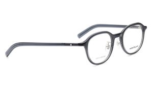 Image 2 of Gold Rectangle Eyeglasses for Men from Montblanc Available at Titan Eye+
