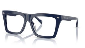 Image 2 of Blue Square Eyeglasses for Men from Michael Kors Available at Titan Eye+