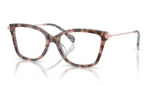 Image 2 of Pink Rectangle Eyeglasses for Women from Michael Kors Available at Titan Eye+