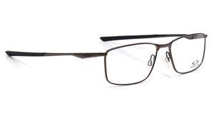 Image 2 of Grey Rectangle Eyeglasses for Men from Oakley Available at Titan Eye+