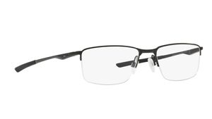 Image 2 of Black Rectangle Eyeglasses for Men from Oakley Available at Titan Eye+