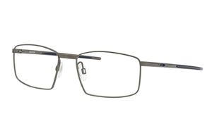 Image 2 of Grey Square Eyeglasses for Men and Women from Oakley Available at Titan Eye+