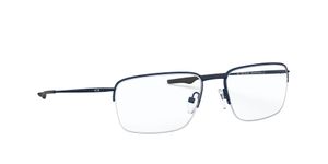 Image 2 of Blue Square Rimmed Eyeglasses for Men from Oakley Available at Titan Eye+