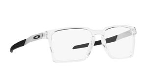 Image 2 of White Rectangle Rimmed Eyeglasses for Men from Oakley Available at Titan Eye+