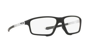 Image 2 of Black Rectangle Eyeglasses for Men from Oakley Available at Titan Eye+