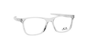 Image 2 of White Round Rimmed Eyeglasses for Men from Oakley Available at Titan Eye+