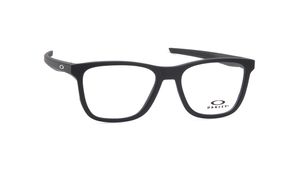 Image 2 of Black Round Rimmed Eyeglasses for Men from Oakley Available at Titan Eye+