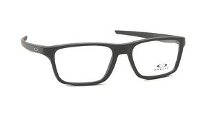 Image 2 of Black Rectangle Rimmed Eyeglasses for Men from Oakley Available at Titan Eye+