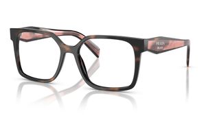 Image 2 of Havana Rectangle Eyeglasses for Women from Prada Available at Titan Eye+