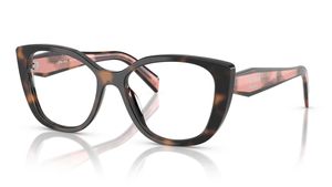 Image 2 of Havana CatEye Eyeglasses for Women from Prada Available at Titan Eye+