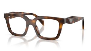 Image 2 of Havana Irregular Eyeglasses for Women from Prada Available at Titan Eye+