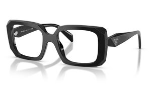 Image 2 of Black Pillow Eyeglasses for Women from Prada Available at Titan Eye+