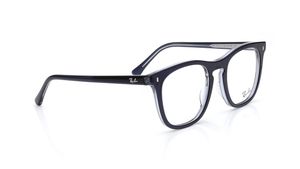Image 2 of Blue Square Eyeglasses for Men and Women from Rayban Available at Titan Eye+