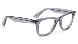 Image 2 of Grey Square Eyeglasses for Men and Women from Rayban Available at Titan Eye+