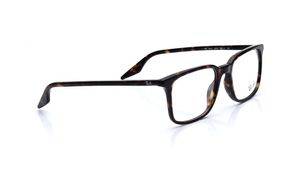 Image 2 of Brown and Black Rectangle Eyeglasses for Men and Women from Rayban Available at Titan Eye+