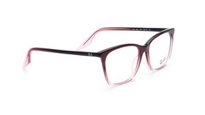 Image 2 of Red CatEye Rimmed Eyeglasses for Women from Rayban Available at Titan Eye+