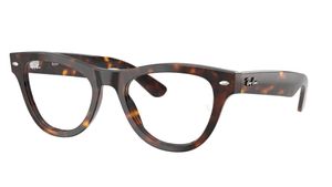 Image 2 of Havana CatEye Eyeglasses for Women from Rayban Available at Titan Eye+