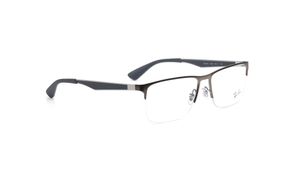 Image 2 of Pillow Violet Rimmed Eyeglasses for Men and Women from Rayban Available at Titan Eye+