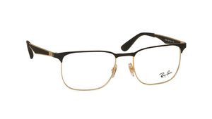 Image 2 of Black Square Rimmed Eyeglasses for Men and Women from Rayban Available at Titan Eye+