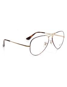 Image 2 of Havana Aviator Eyeglasses for Men And Women from Rayban Available at Titan Eye+