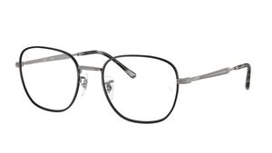 Image 2 of Black Geometric Eyeglasses for Men and Women from Rayban Available at Titan Eye+