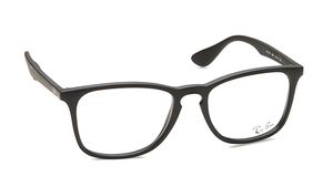 Image 2 of Black Square Rimmed Eyeglasses for Men and Women from Rayban Available at Titan Eye+