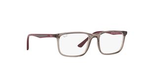 Image 2 of Grey Rectangle Rimmed Eyeglasses for Male from Rayban Available at Titan Eye+