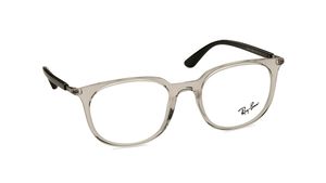 Image 2 of White Square Rimmed Eyeglasses for Men and Women from Rayban Available at Titan Eye+