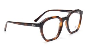 Image 2 of Square Brown Rimmed Eyeglasses for Men and Women from Rayban Available at Titan Eye+