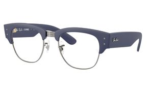 Image 2 of Blue Clubmaster Eyeglasses for Men and Women from Rayban Available at Titan Eye+