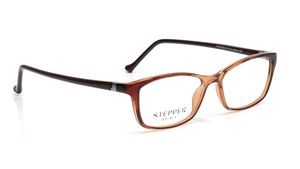 Image 2 of Brown Square Eyeglasses for Women from Stepper Available at Titan Eye+
