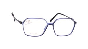 Image 2 of Blue Square Eyeglasses for Men from Stepper Available at Titan Eye+