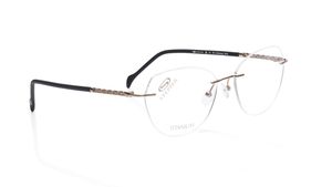 Image 2 of Blue CatEye Eyeglasses for Women from Stepper Available at Titan Eye+