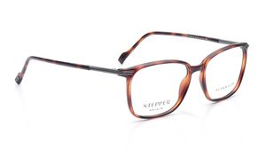 Image 2 of Brown Oval Eyeglasses for Men from Tommy Hilfiger Available at Titan Eye+