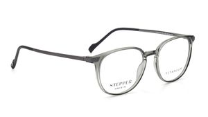 Image 2 of Green Oval Eyeglasses for Men from Stepper Available at Titan Eye+