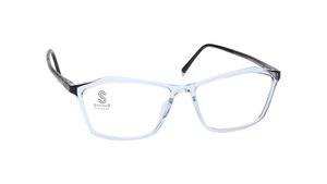 Image 2 of Transparent Rectangle Rimmed Eyeglasses for Women from Stepper Available at Titan Eye+