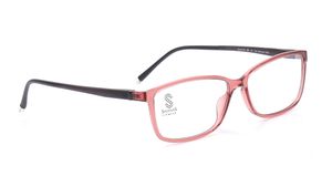 Image 2 of Brown Rectangle Eyeglasses for Women from Stepper Available at Titan Eye+