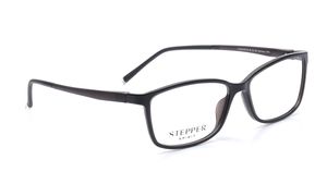 Image 2 of Black Rectangle Eyeglasses for Women from Stepper Available at Titan Eye+