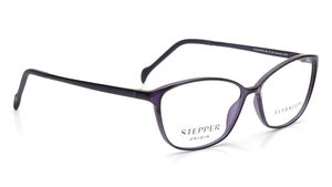 Image 2 of Blue Oval Eyeglasses for Women from Stepper Available at Titan Eye+