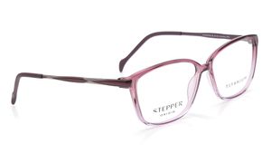 Image 2 of Purple Rectangle Eyeglasses for Women from Stepper Available at Titan Eye+