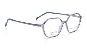 Image 2 of Blue Hexagon Eyeglasses for Women from Stepper Available at Titan Eye+