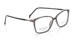 Image 2 of Brown Rectangle Eyeglasses for Women from Stepper Available at Titan Eye+