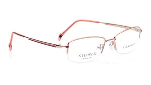 Image 2 of Pink Rectangle Eyeglasses for Women from Stepper Available at Titan Eye+