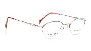 Image 2 of Brown Oval Eyeglasses for Women from Stepper Available at Titan Eye+