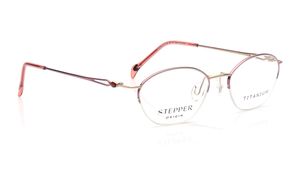 Image 2 of Pink Oval Eyeglasses for Women from Stepper Available at Titan Eye+